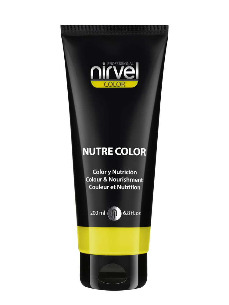 NIRVEL PROFESSIONAL Гель-маска NUTRE COLOR для тонирования волос лимон 200 мл  #1
