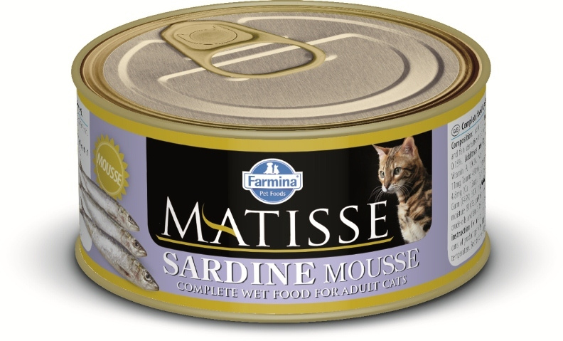 Консервы/влажный корм Farmina Matisse Cat Mousse Sardine Фармина Матисс мусс для кошек всех пород, с #1