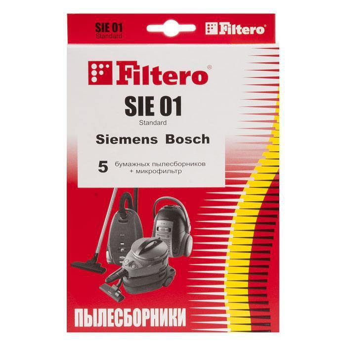 Мешки для пылесосов Siemens, Bosch, Filtero SIE 01  (5 штук) #1