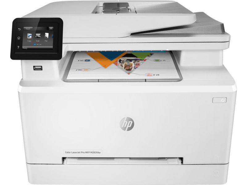 HP МФУ Лазерное МФУ HP Color LaserJet Pro M283fdw 7KW75A, светло-серый #1