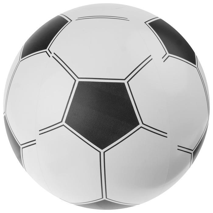 Мяч надувной "Футбол", диаметр 30 см, 2 штуки #1