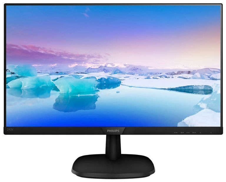 Philips 23.8" Монитор 23,8" 243V7QJABF (00/01) черный (LED,IPS,1920×1080,76 Гц,16:9,матовая,5 мс,178°гор/178°вер,HDMI,DP,колонки), #1