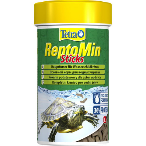 Tetra ReptoMin Sticks 100мл/26г- основной высококачественный сбалансированный питательный корм для водных #1