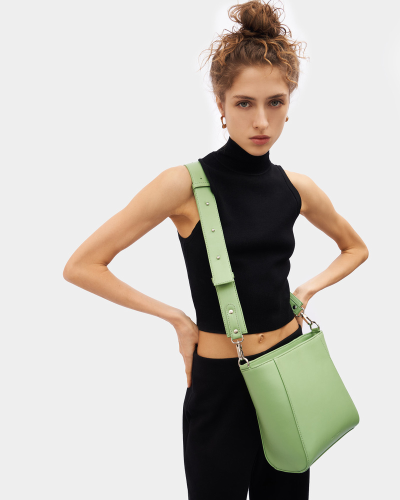 Универсальная женская сумка кросс-боди с широким ремнем через плечо (347 YUMI, ARNY PRAHT)  #1