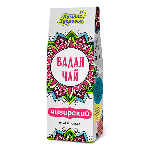 Чайный напиток "Бадан" чигирский, 60 гр. #1