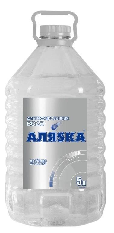 АЛЯSКА Вода дистиллированная, 5 л, 1 шт. #1