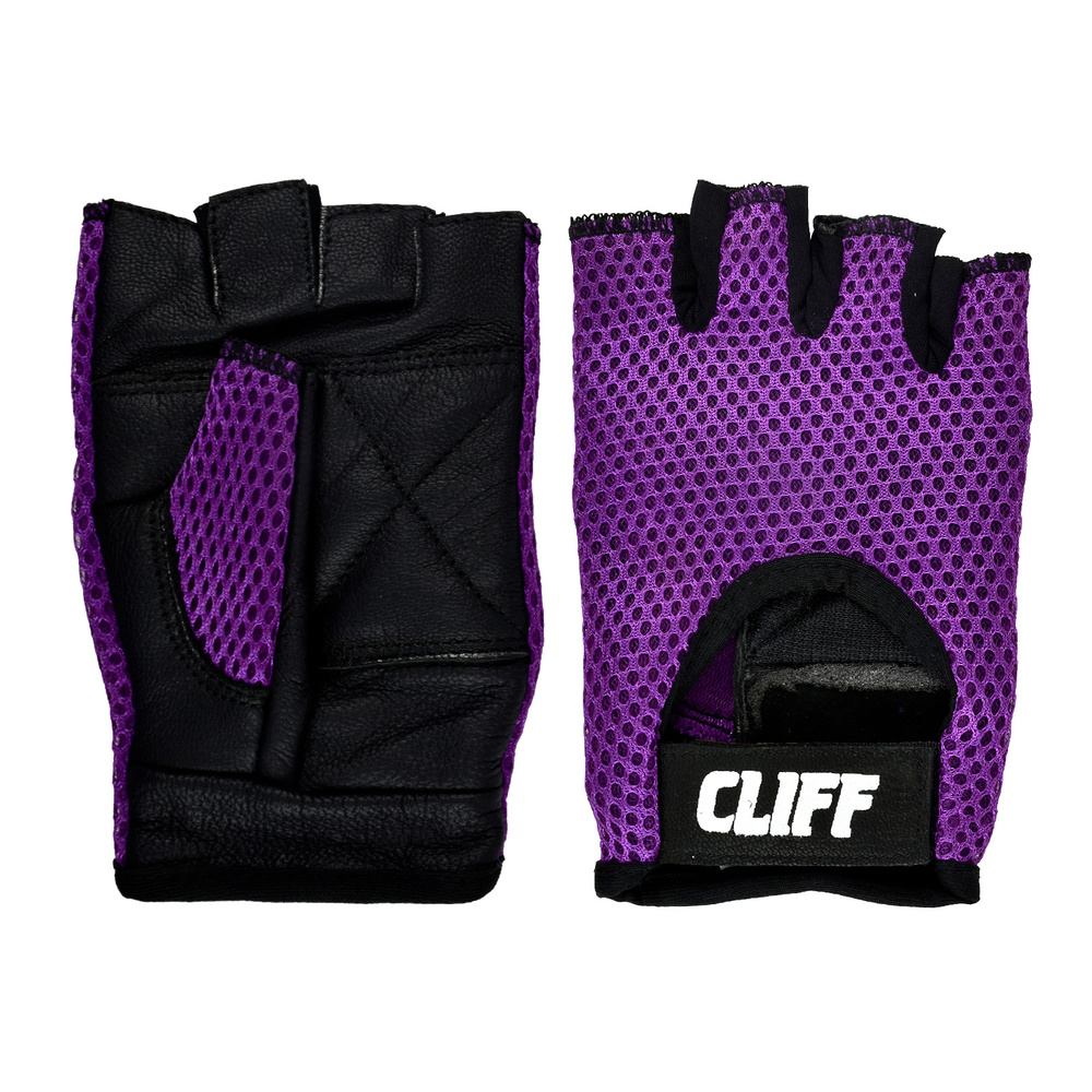 Перчатки для фитнеса CLIFF CS-2195, фиолетовые, р.M #1