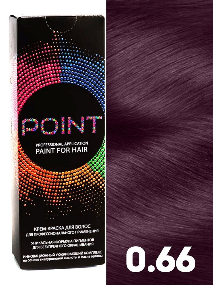 POINT. Корректор базы для осветлённых волос, тон №0.66, Усилитель фиолетовый (Correct Violet), 100 мл #1