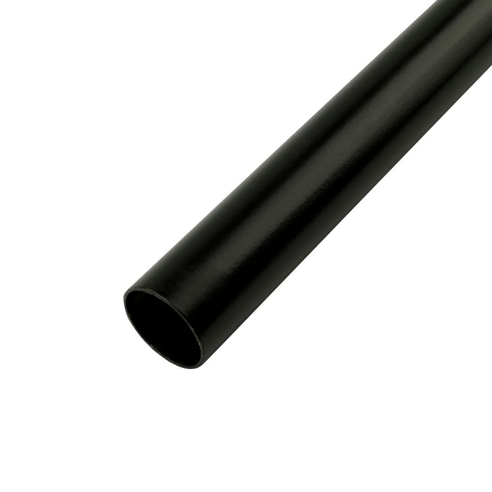 Труба для карниза OLEXDECO "Гладкая" 16 мм, 320 см составной (2х160 см), Черный матовый  #1