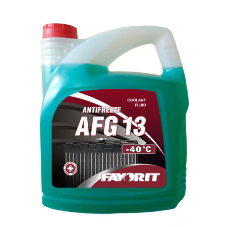 Антифриз для двигателя автомобиля FAVORIT ANTIFREEZE G13 (-40), охлаждающая жидкость ФАВОРИТ в авто, #1