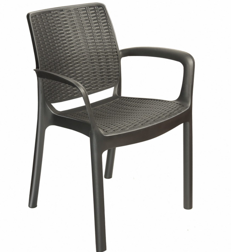 Садовое кресло, Пластик, 55х59х82 см, 1 шт #1