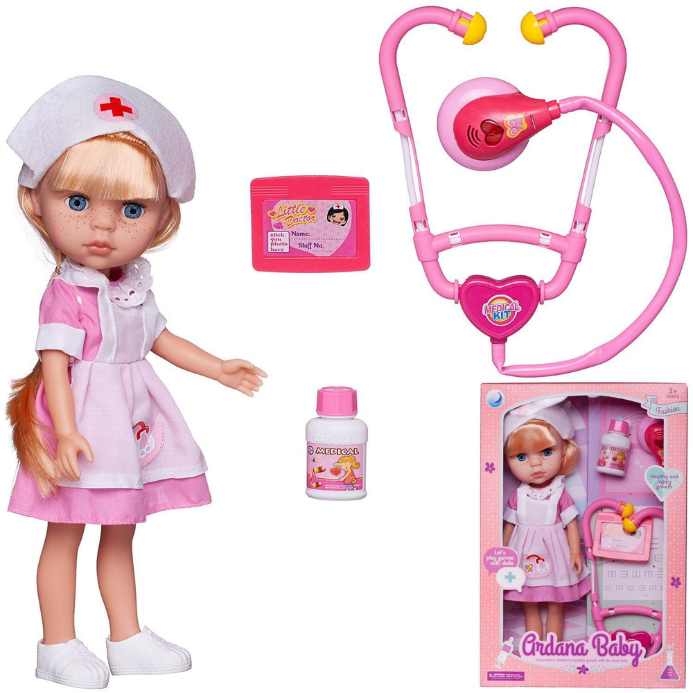 Кукла Junfa Ardana Baby Доктор блондинка 32,5 см #1
