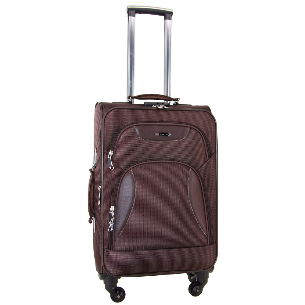 Чемодан Rion+, 427/4 коричневый 22" - купить с доставкой по выгодным ...