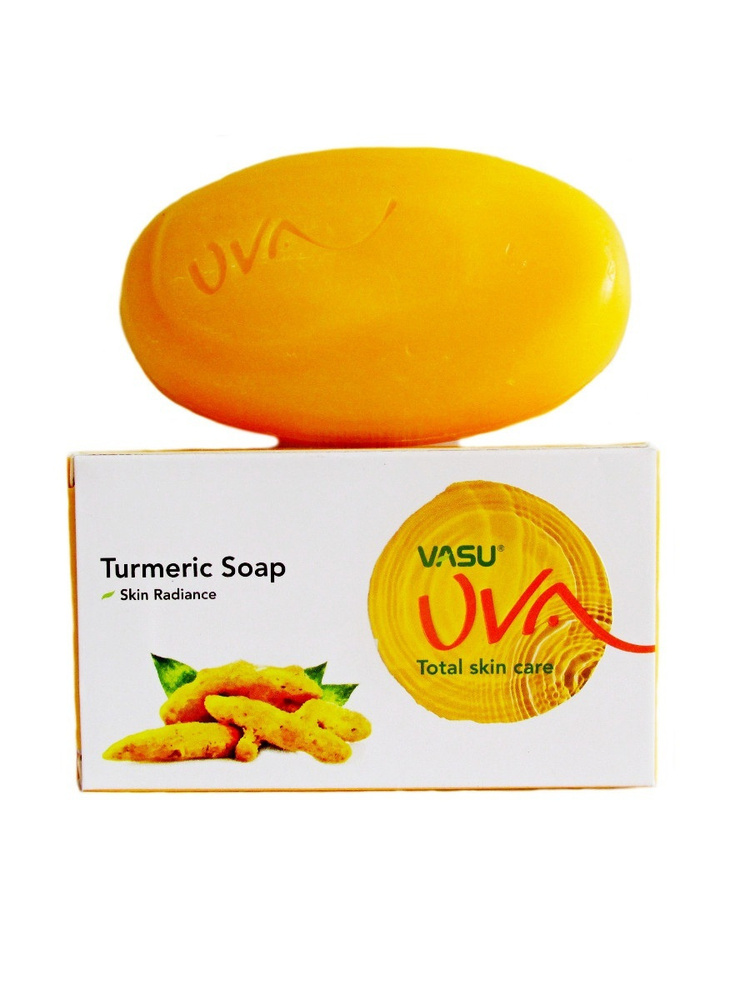 Vasu Мыло с КУРКУМОЙ антисептическое васу / TURMERIC SOAP, 125 г #1