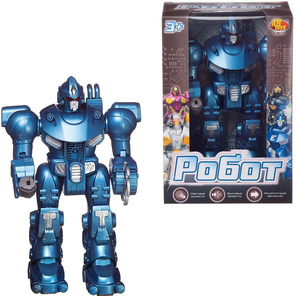 Робот Abtoys синий, с эффектами, на батарейках #1