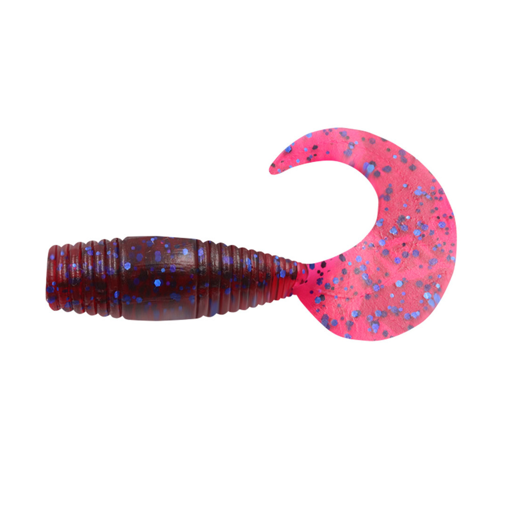 2 упак Твистер PRO Spry Tail, р.3 inch, цвет #04 - Grape YP-ST3-04 #1