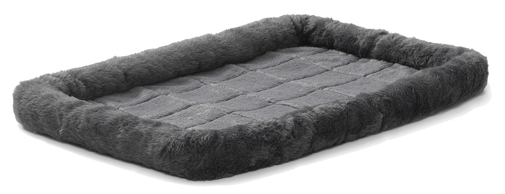 Midwest лежанка Pet Bed меховая 61х46 см серая #1