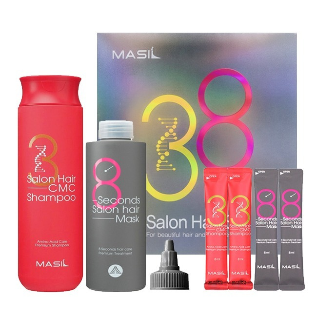 Masil Набор для восстановления волос с кератином и коллагеном Masil 38 Salon Hair Set  #1