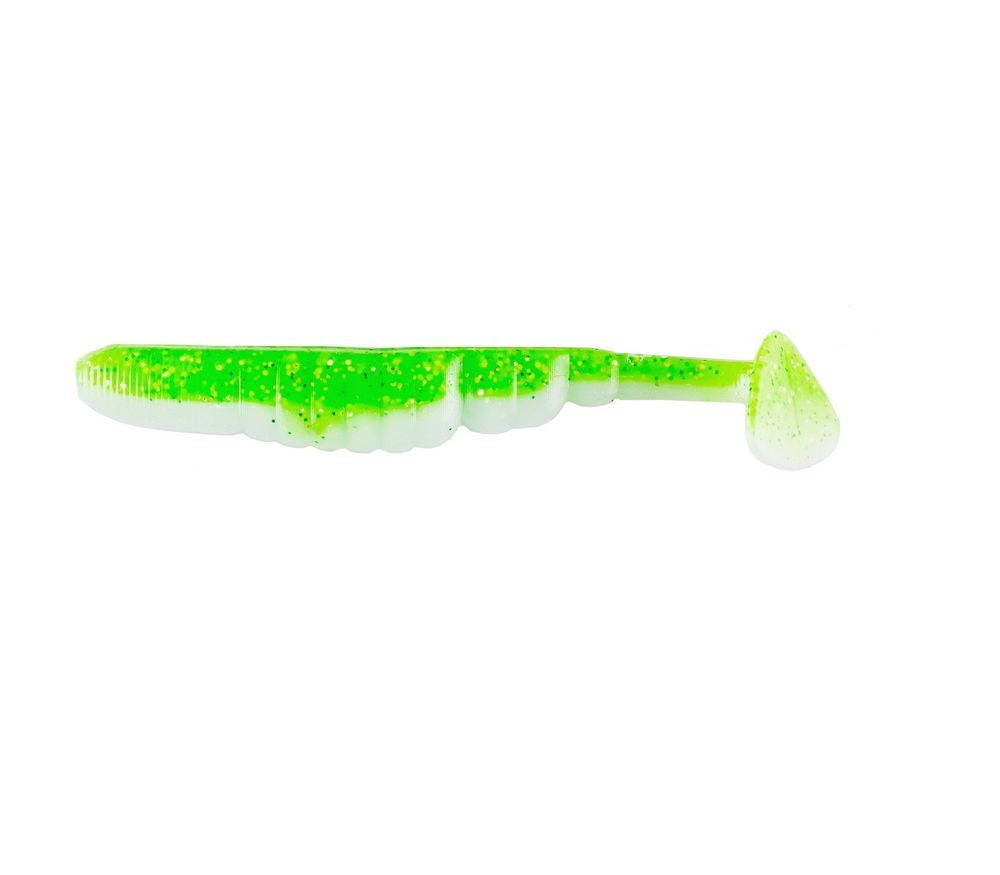 Съедобная силиконовая приманка GREEN FISH T.T.SHAD 3.25" 8см (12шт/упак) цвет 16  #1