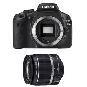Canon Компактный фотоаппарат Фотоаппарат Eos 550D kit 18-55mm, черный  #1