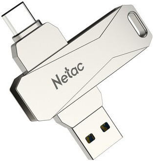 Netac USB-флеш-накопитель USB Flash накопитель 128Gb U782C Silver 128 ГБ, серебристый  #1