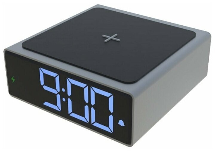 Часы-будильник RITMIX RRC-900Qi Grey #1
