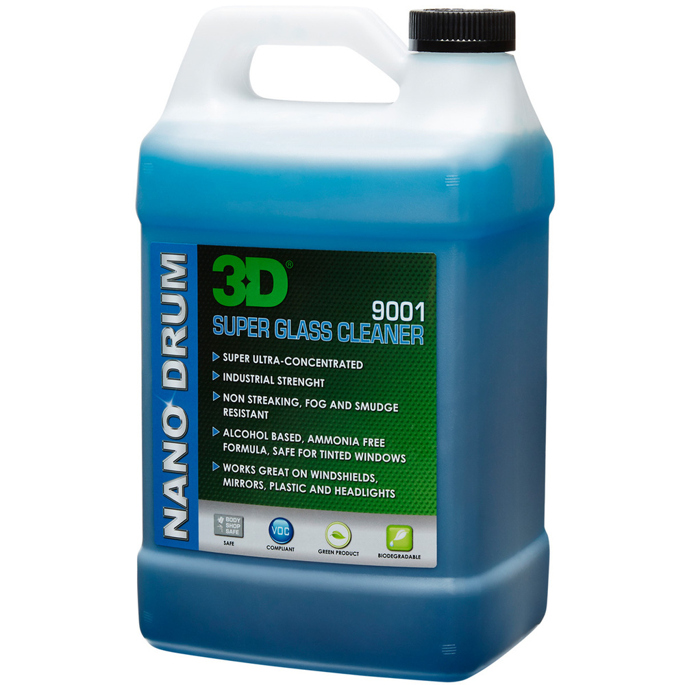 очиститель стекол спиртовой 9001 концентрат 50:1 SUPER GLASS CLEANER 3D (1,89л)  #1