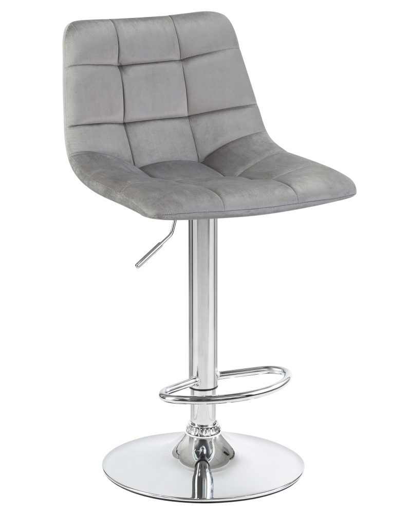 DOBRIN Барный стул Dobrin Tailor (серый велюр) 5017-LMTAILOR, 1 шт. #1