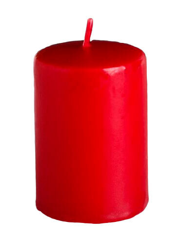 Бордовая свеча 6 см на Хэллоуин Borosko 29-0159-2 #1