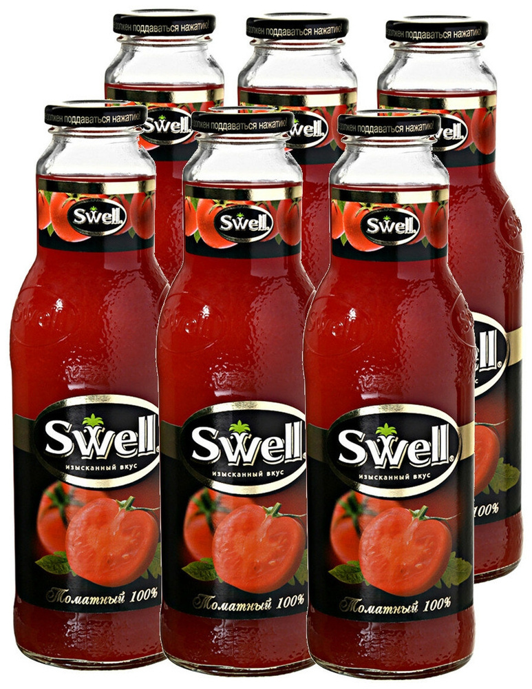 Сок Swell / Свелл томатный с мякотью 0,75 л (6 штук) #1