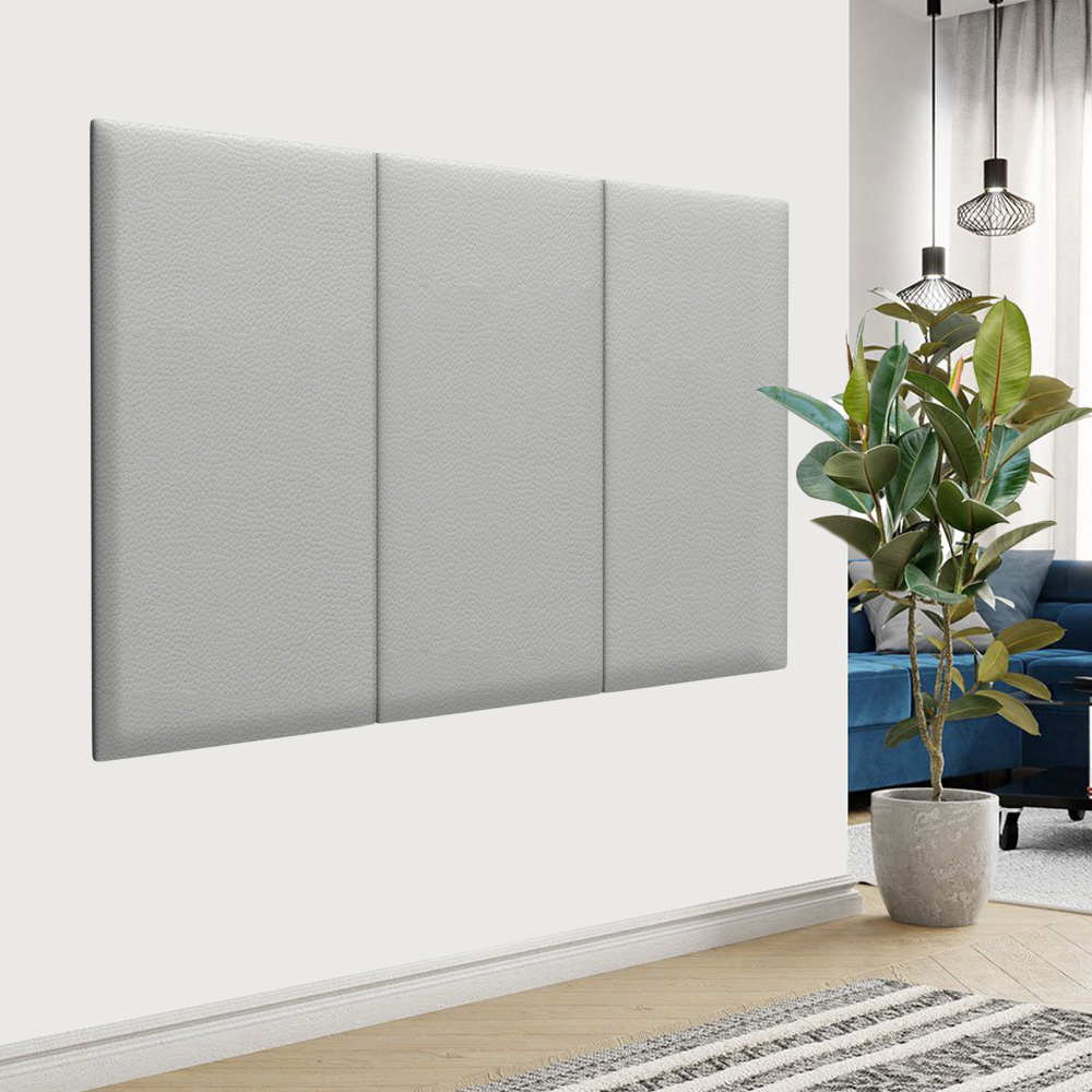 Стеновая панель Eco Leather Grey 50х100 см 1 шт. #1