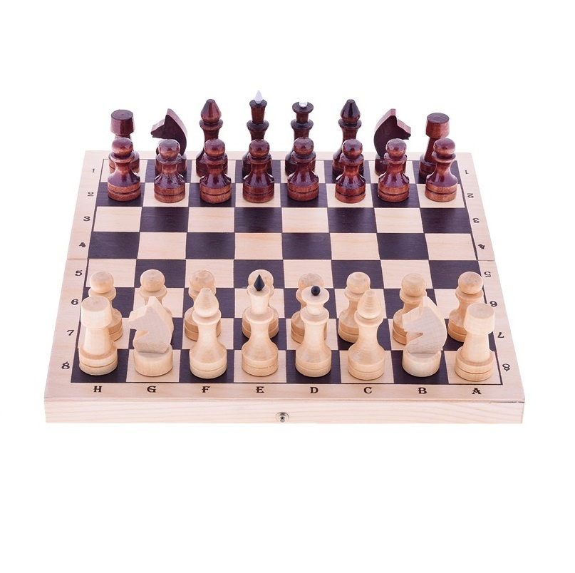 Шахматы лакированные с доской #1
