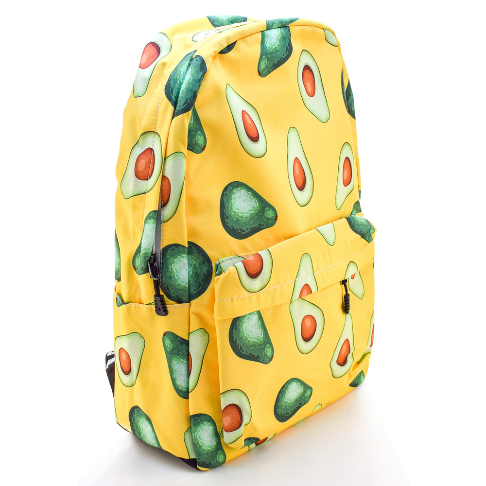 Рюкзак женский школьный "Авокадо" размеры 400*300*170, боковые карманы  #1
