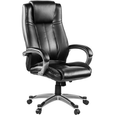 Кресло BN_Dp_Руководителя EChair-604 RT рецикл.кожа черная, #1
