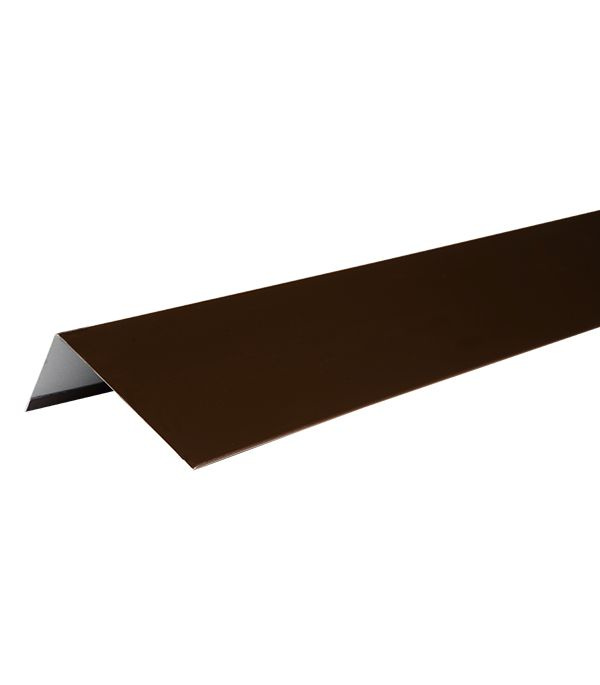Наличник оконный металлический полиэстер Технониколь Hauberk 1250 мм коричневый RAL 8017  #1