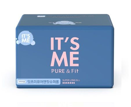 It's Me Pure & Fit Pads Super Long прокладки женские гигиенические с крылышками ночные "7 капель - 43см." #1