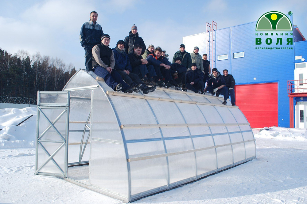 Теплица каплевидная Дачная Стрелка Люкс 2.6 x 4 метра под поликарбонат, оцинкованный профиль 60x20  #1