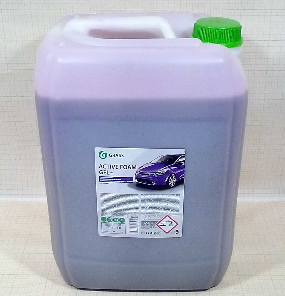 Автошампунь для бесконтактной мойки 24 кг GRASS "ACTIVE FOAM GEL PLUS" суперконц. Активная пена 800028 #1