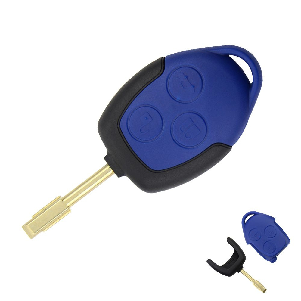 Корпус ключа зажигания, болванка, ключ с тремя кнопками для автомобиля Ford Transit  #1