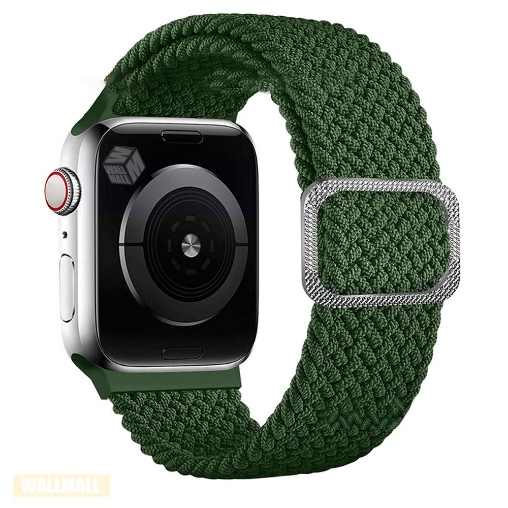 Эластичный нейлоновый ремешок для умных смарт часов Apple Watch 42-45 mm, series 1-7 (для эпл вотч), #1