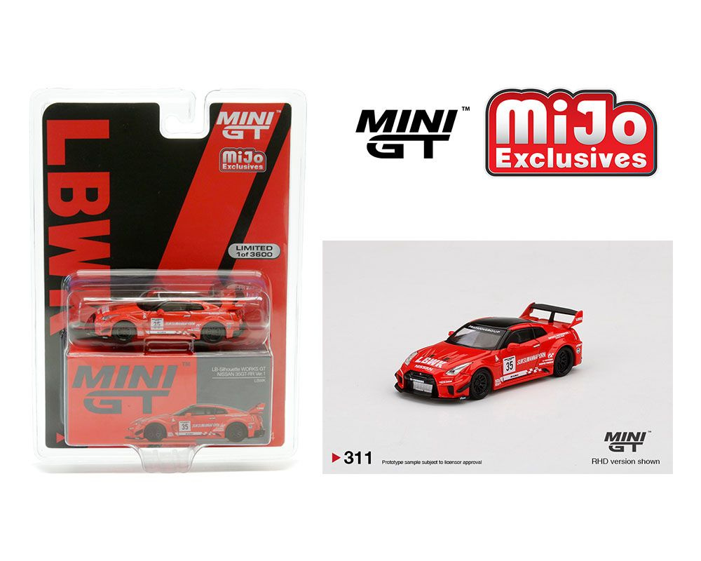 Модель коллекционная Mini GT LB-Silhouette Works GT Nissan 35GT-RR  #1