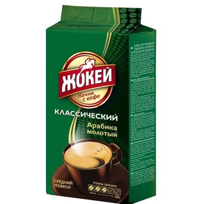 Кофе Жокей Классический молотый, 450г, 0347-12-Н #1