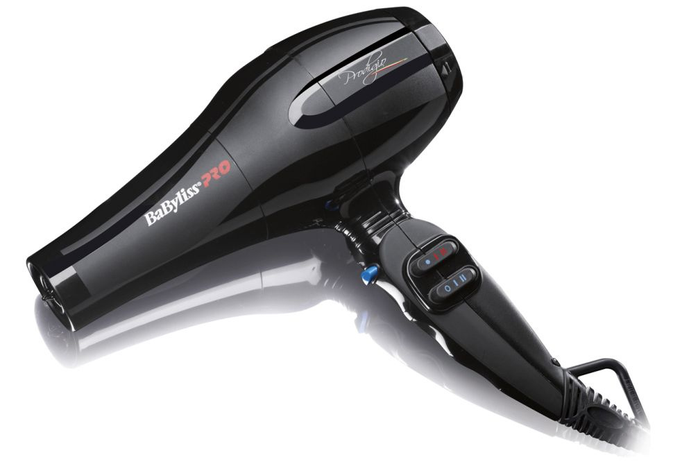 BaByliss PRO Фен для волос BAB6710RE, кол-во насадок 2, черный #1