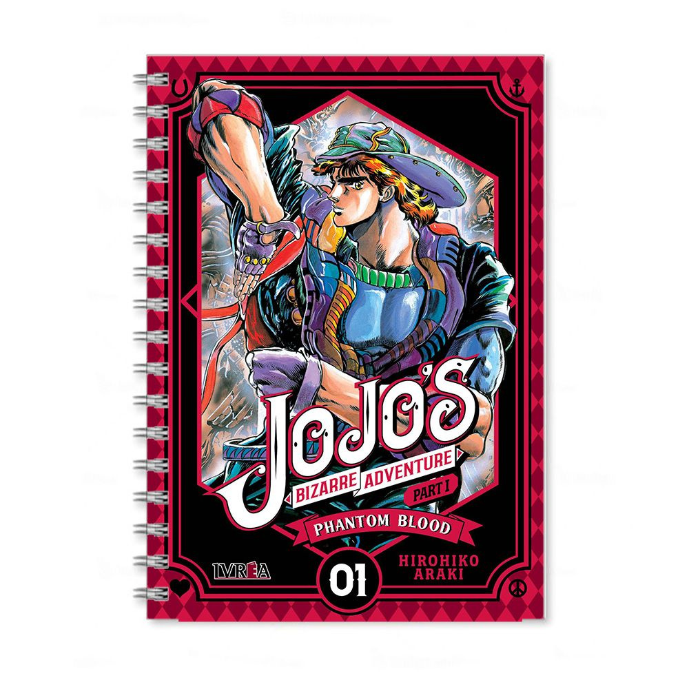 Скетчбук по аниме JoJo (Джо Джо, Джотаро) А5 40 листов #1