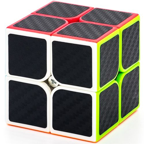 Скоростной Кубик Рубика Z-cube 2x2х2 Carbon / Головоломка для подарка / Цветной пластик  #1