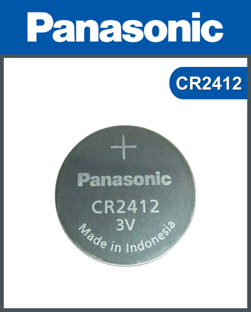 Батарейка Panasonic CR2412 Lithium 3V, 1 шт #1