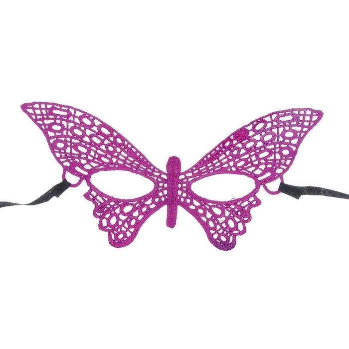 Карнавальная маска "Бабочка", ажур, цвета МИКС #1