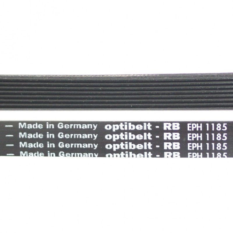 Ремень черный Optibelt 1185 H8, 1145 мм для стиральных машин #1