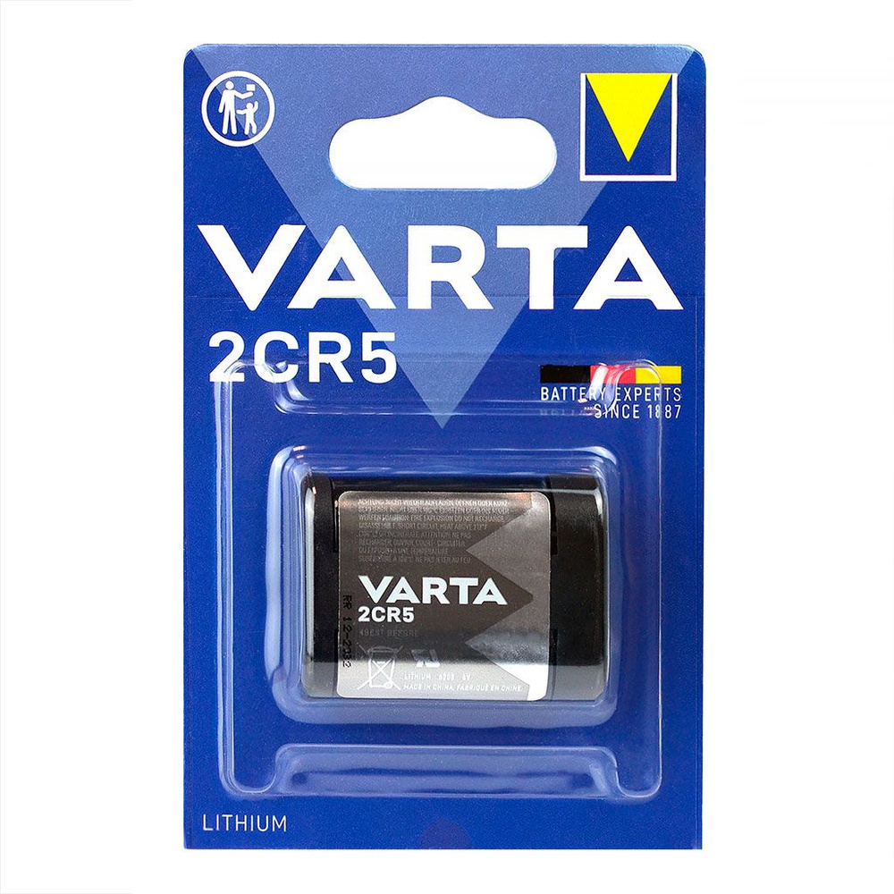 Батарейка для фото VARTA 2CR5 BL-1 #1