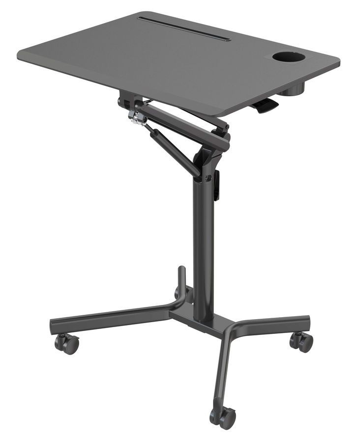 Стол для ноутбука Cactus CS-FDS101BBK / VM-FDS101B столешница МДФ цвет черный, размер 70x52x105 см (CS-FDS101BBK) #1